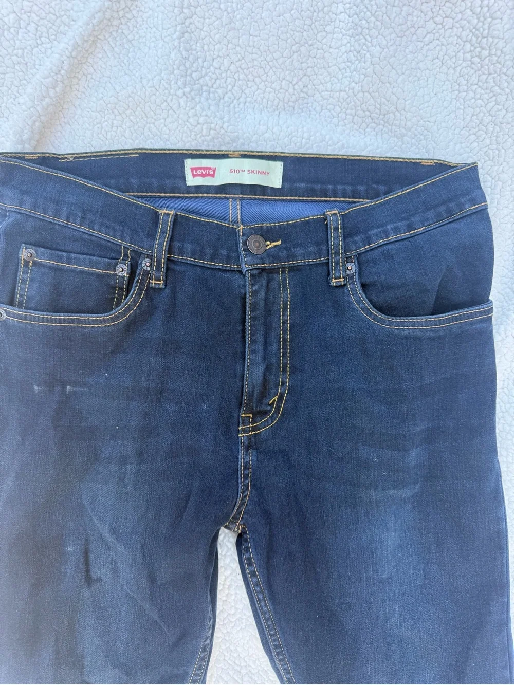 510 skinny Levi's Men's Indigo Slim Straight Jeans